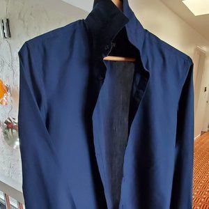 H&M SlimFit Button-Down Shirt Navy Blue